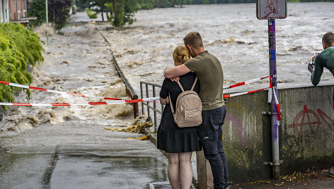 Vokietiją nusiaubė potvynis