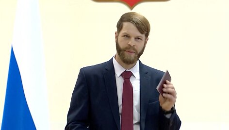 Danielis Martindale'as / Denis Pushilin via Telegram / via REUTERS