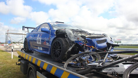 &bdquo;Blue Ghost racing team&ldquo; komandos avarija