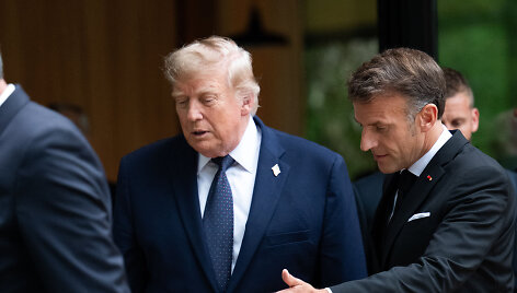 Emmanuelis Macronas, Donaldas Trumpas