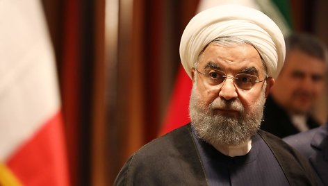 Irano prezidentas Hassanas Rouhani  JT Generalinėje Asamblėjoje