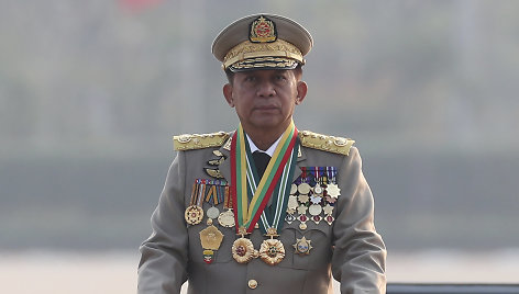 Mianmaro chuntos lyderis Min Aung Hlaingas