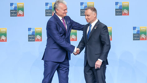 Gitanas Nausėda ir Andrzejus Duda