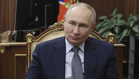 Vladimiras Putinas / Vyacheslav Prokofyev / AP