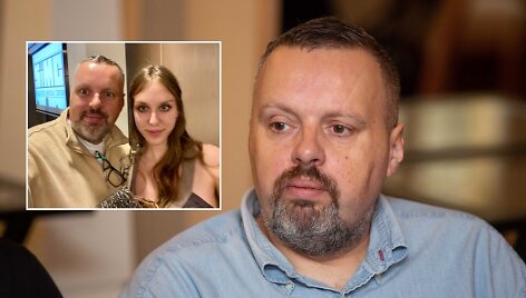 Andrius Užkalnis su dukra Maria