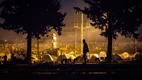 Idomeni (Graikija) pabėgėlių stovykla