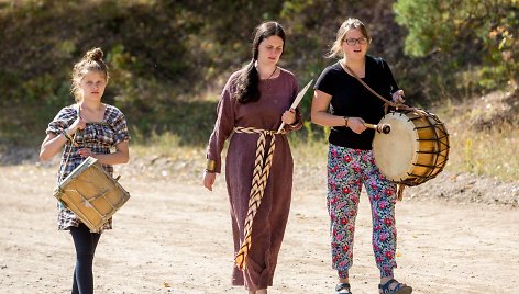 Festivalio „Mėnuo Juodaragis“ lankytojai