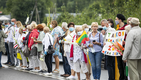 „Laisvės kelio“ dalyviai renkasi į sektorius nuo Katedros aikštės iki Medininkų memorialo