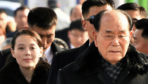 Kim Yong Namas ir Kim Yo Jong