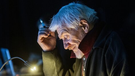 Spektaklio &bdquo;Didysis kelias&ldquo; repeticija