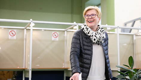 Ingrida &Scaron;imonytė balsavo Prezidento rinkimuose