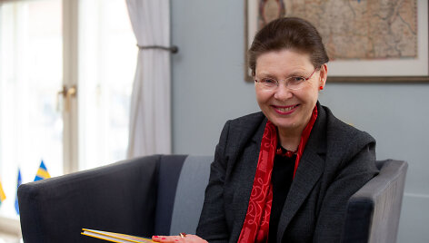 &Scaron;vedijos ambasadorė Lietuvoje Maria Christina Lundqvist