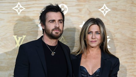 Justinas Theroux ir Jennifer Aniston