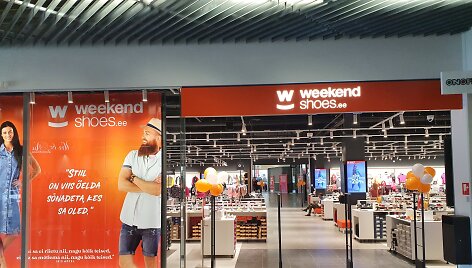 Estijos drabužių ir avalynės prekybos platforma &bdquo;Weekend&ldquo; &nbsp;&nbsp;