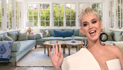 Katy Perry už 9,5 mln. dolerių parduoda namą Holivudo kalvose