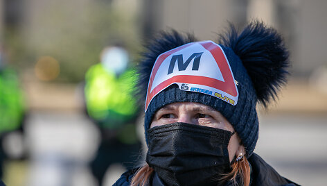 Protesto akcija &bdquo;Atidarom Regitrą&ldquo;