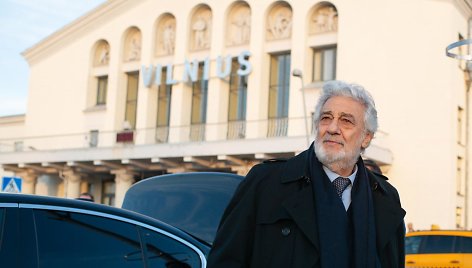 Placido Domingo atvyko į Vilnių