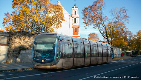 Tramvajus Vilniuje (montažas)