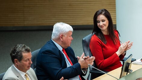 Seimo plenariniame posėdyje balsavimas dėl premjerės kandidatūros / Robertas Riabovas/BNS nuotr.