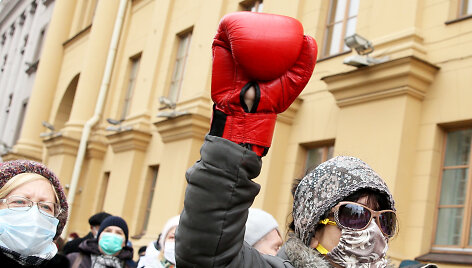 Protestuotojai Baltarusijoje