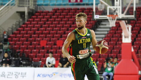 Paskutinis kontrolinis mačas: Lietuva &ndash; Čekija. Domantas Sabonis
