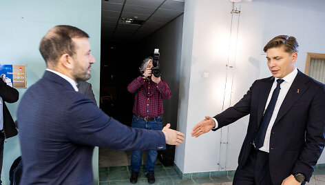 LSDP ir Demokratų sąjungos &bdquo;Vardan Lietuvos&ldquo; atstovai susitiko dėl koalicijos sudarymo