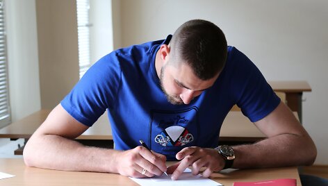Profesionalūs sportininkai renkasi studijas Lietuvos sporto universitete. LSU nuotr.