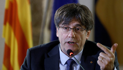 Buvęs Katalonijos prezidentuas Carlesas Puigdemont'as