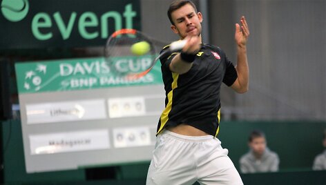 &bdquo;Davis cup&ldquo; turnyro mačas: Lietuva-Madagaskaras, dvejetų susitikimas