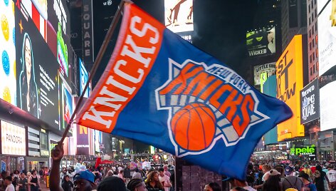 Niujorko naktis &bdquo;Knicks&ldquo; klubui tapus NBA čempionu