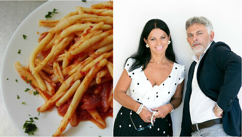 Jurga ir Paulius Jurkevičiai ir jų ruo&scaron;ta pasta 