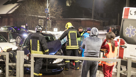 Avarija A.Juozapavičiaus prospekte