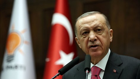 Turkijos prezidentas Recepas Tayyipas Erdoganas