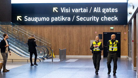 Vilniaus oro uosto naujojo išvykimo terminalo masinis testavimas