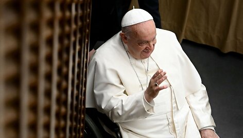 Popiežius Pranci&scaron;kus / FILIPPO MONTEFORTE / AFP