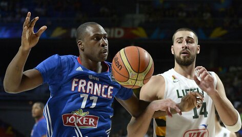 Florent'as Pietrusas ir Jonas Valančiūnas