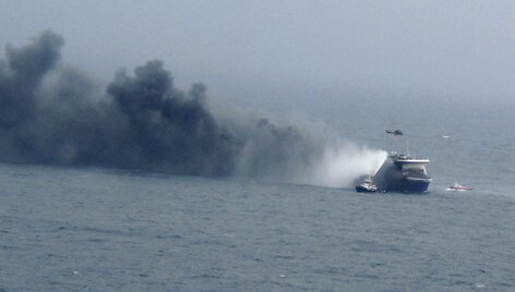 Gaisras &bdquo;Norman Atlantic&ldquo; kelte