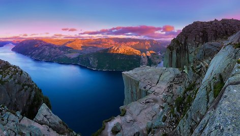 Preikestolen uola, Norvegija 