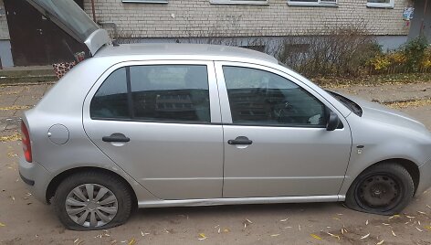 Alnos Katinaitės automobilis
