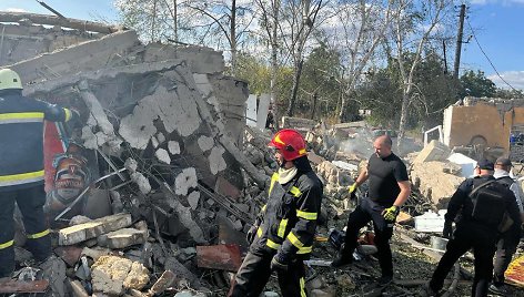 Rusijos atakos padariniai Charkive