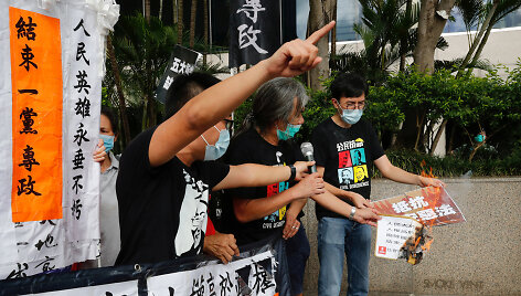 Protestuotojai Honkonge