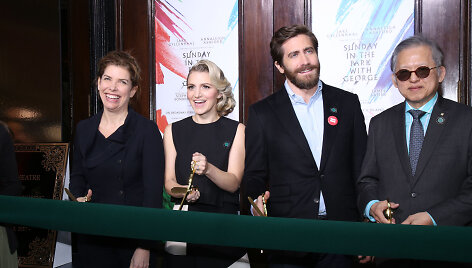 Jake'as Gyllenhaalas atidarė naują teatrą Brodvėjuje