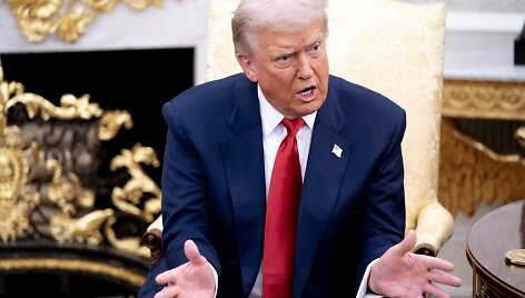 Donaldas Trumpas / Nathan Howard - Pool via CNP / picture alliance / Consolidated News Photos