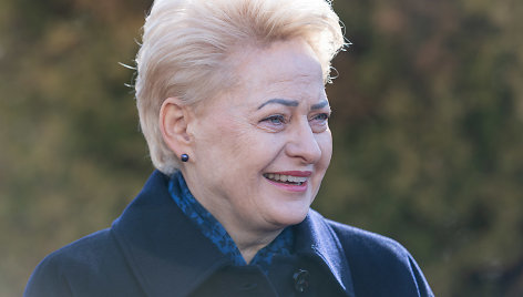 Dalia Grybauskaitė balsavo antrajame savivaldos rinkimų ture