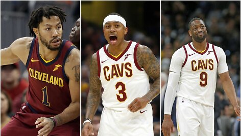Derrickas Rose'as, Isaiah Thomasas ir Dwyane'as Wade'as