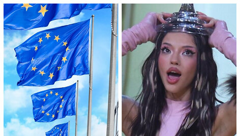 Europos Sąjunga ir Dara, kuri laimėjo &bdquo;Euroviziją&ldquo;