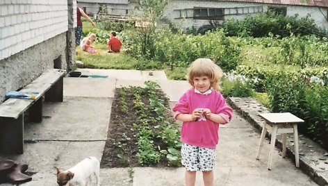 Kristina Radžiukynaitė vaikystėje