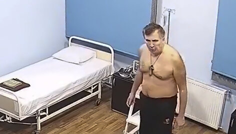 Michailas Saaka&scaron;vilis kalėjimo ligoninėje