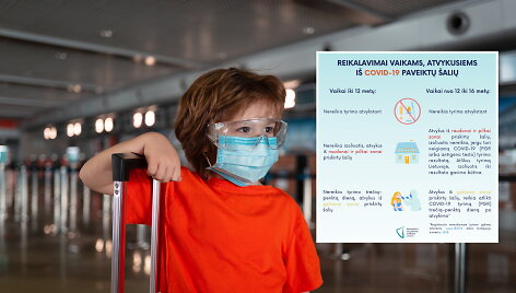 Ką būtina žinoti keliaujant su vaikais &ndash; kada reikia izoliacijos ir testų?