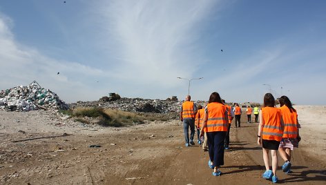 Bendruomenių atstovų apsilankymas Kazokiškių sąvartyne